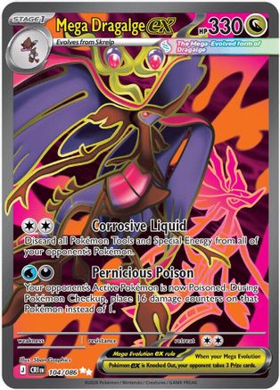 Mega Dragalge ex - 104/086 (104) Ultra Rare Holofoil