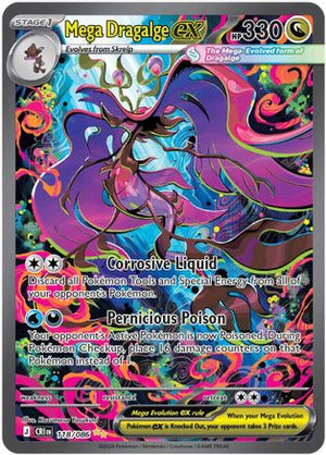 Mega Dragalge ex - 118/086 (118) Special Illustration Rare Holofoil (Cabinet-NM)
