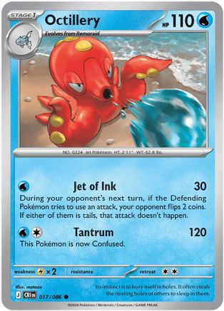 Octillery (17) Common Reverse Holofoil