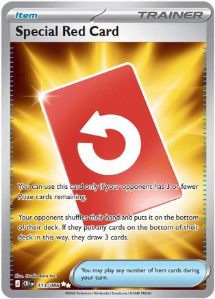 Special Red Card - 113/086 (113) Ultra Rare Holofoil