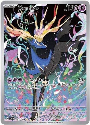 Xerneas - 091/086 (91) Illustration Rare Holofoil
