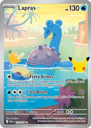 Lapras - 131/128 (131) Illustration Rare Holofoil