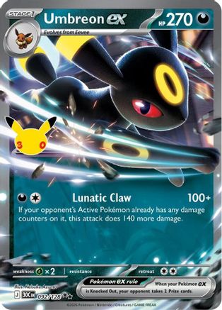 Umbreon ex (92) Double Rare Holofoil