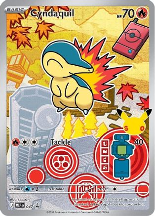 Cyndaquil - 047 (47) Promo Holofoil