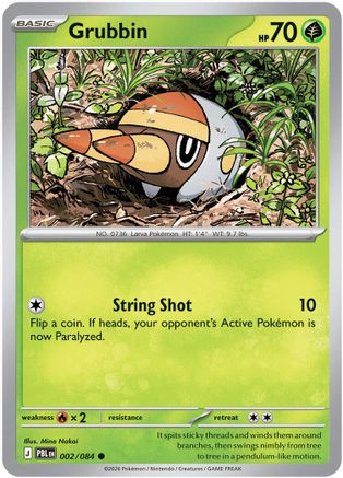 Grubbin (2) Common Reverse Holofoil