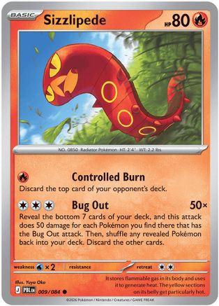 Sizzlipede (9) Common