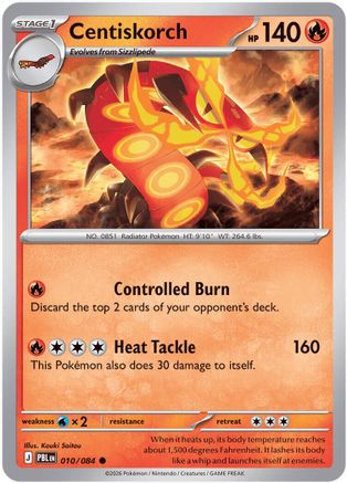 Centiskorch (10) Common Reverse Holofoil