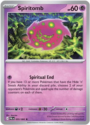 Spiritomb (35) Rare Reverse Holofoil