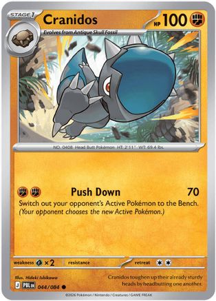 Cranidos (44) Common Reverse Holofoil