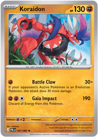 Koraidon (47) Rare Holofoil