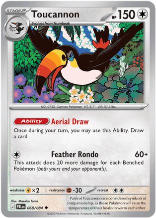 Toucannon - 068/084 (68) Uncommon Reverse Holofoil
