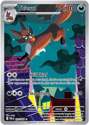 Thievul - 092/084 (92) Illustration Rare Holofoil