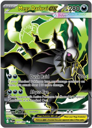 Mega Darkrai ex - 101/084 (101) Ultra Rare Holofoil