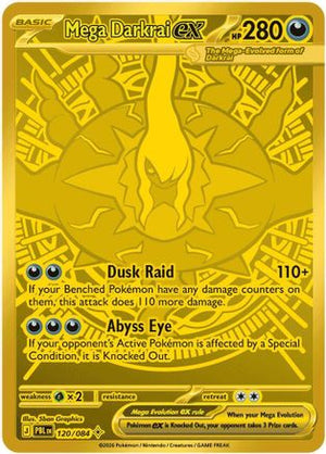 Mega Darkrai ex - 120/084 (120) Mega Hyper Rare Holofoil (Cabinet-NM)