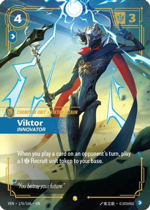 Viktor - Innovator (Overnumbered) (176/166) - Vendetta Foil (Cabinet-NM)
