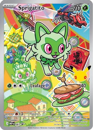 Sprigatito -  061 (61) Promo Holofoil