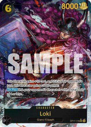 Loki (Alternate Art) (OP17-119) - The World's Strongest Warriors Foil