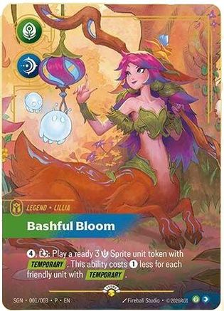 Lillia, Bashful Bloom (001/003) - Secret Garden Foil