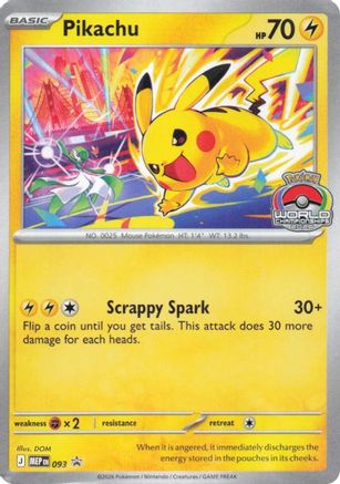 Pikachu - 093 (93) Promo