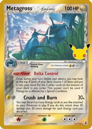 Metagross (Delta Species) (11) Classic Collection Holofoil