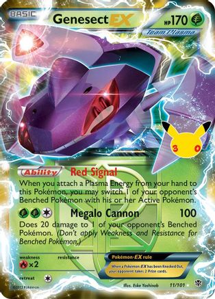 Genesect EX (Team Plasma) (11) Classic Collection Holofoil
