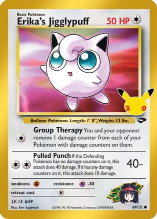 Erika's Jigglypuff (69) Classic Collection Holofoil