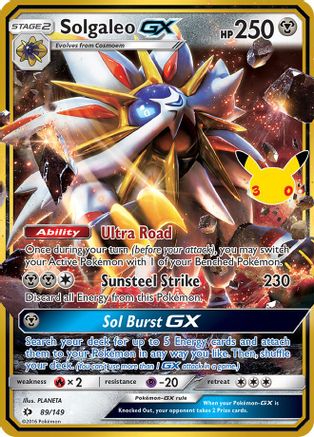 Solgaleo GX (89) Classic Collection Holofoil