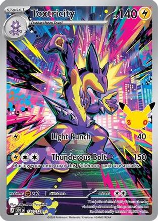 Toxtricity - 134/128 (134) Illustration Rare Holofoil