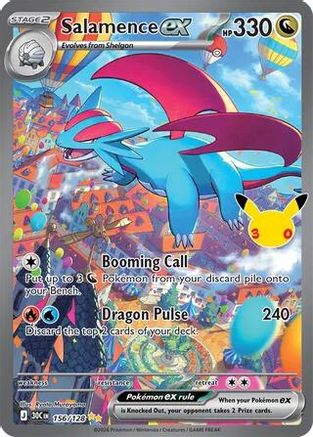 Salamence ex - 156/128 (156) Special Illustration Rare Holofoil