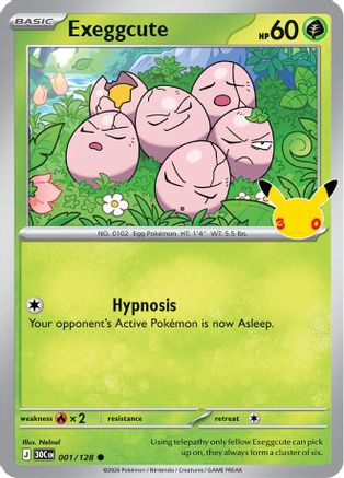Exeggcute (1) Common Holofoil