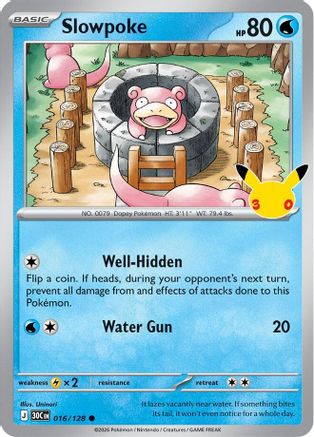 Slowpoke (16) Common Holofoil