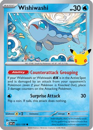 Wishiwashi (22) Common Holofoil