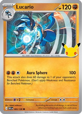 Lucario (83) Common Holofoil