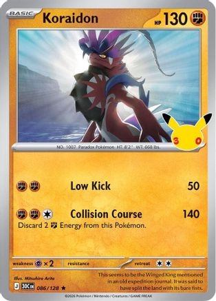 Koraidon (86) Rare Holofoil