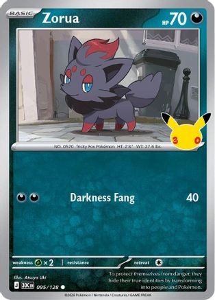 Zorua (95) Common Holofoil