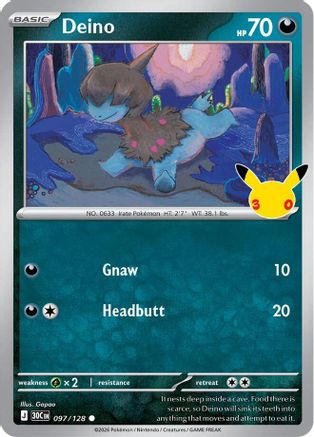 Deino (97)  Holofoil