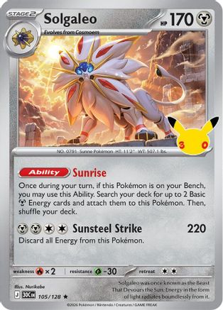Solgaleo (105)  Holofoil