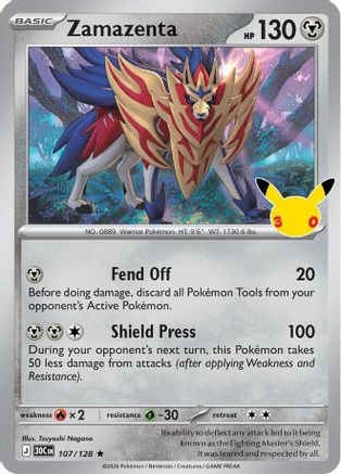 Zamazenta (107) Rare Holofoil
