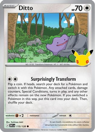 Ditto (115) Common Holofoil