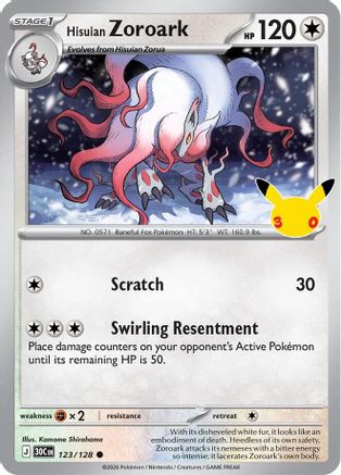 Hisuian Zoroark (123)  Holofoil