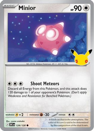 Minior (124)  Holofoil