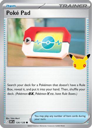 Poke Pad (126) Common Holofoil