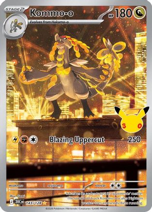 Kommo-o - 143/128 (143) Illustration Rare Holofoil