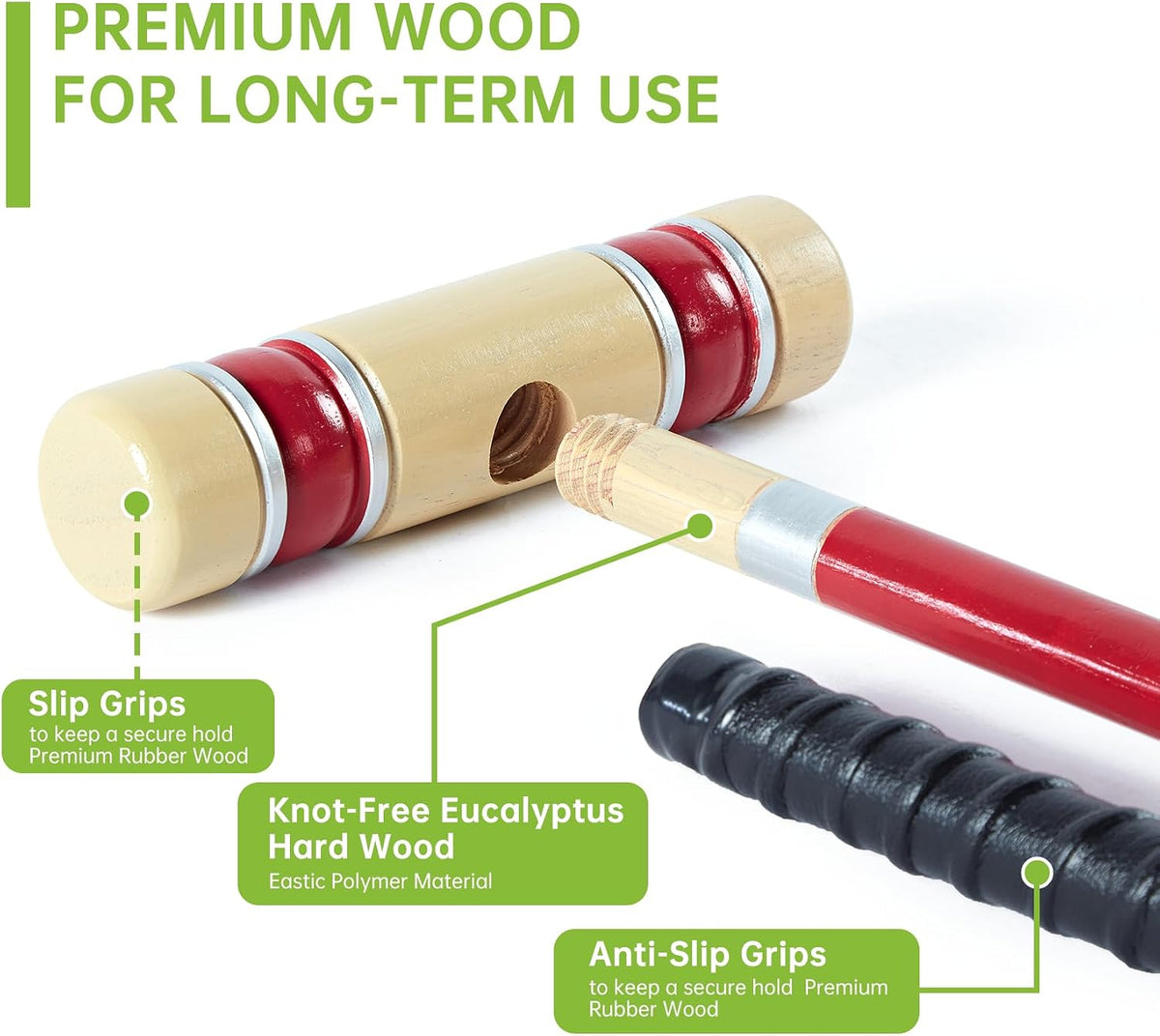 Pointyard Croquet Set