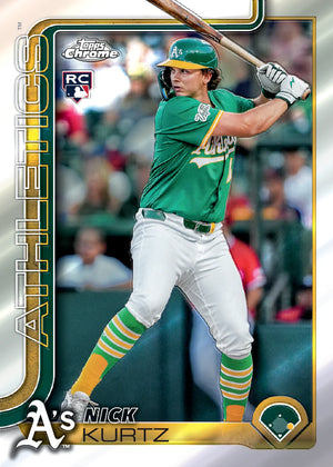 2025 Topps Chrome Updates Baseball Value Box Limit 2
