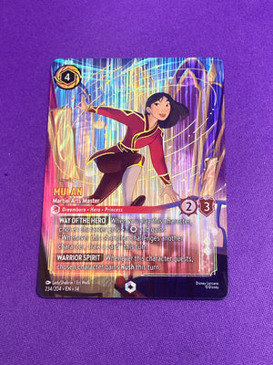 Mulan - Martial Arts Master 234/204 (Enchanted) (Cabinet-NM)