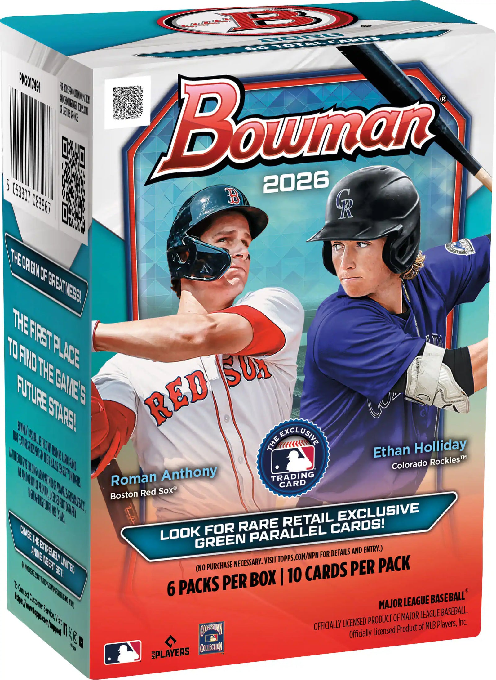 2026 Topps Bowman Baseball Value Box Limit 2