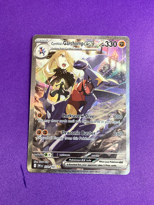 Cynthia's Garchomp ex - 232/182 Special Illustration Rare Holofoil (Cabinet-NM)