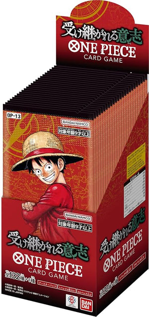 OP-13 Carrying on His Will Japanese One Piece Box Single Pack