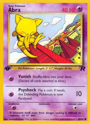 Abra (49)/82 Common 1st Edition